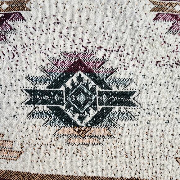 Southwestern Aztec Afghan or Wall Hanging 3.5 x 5.5 - Picture 3 of 7